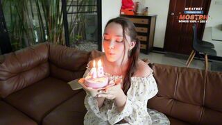 The best gift for a on her 18th birthday. She appreciated it and fucked me